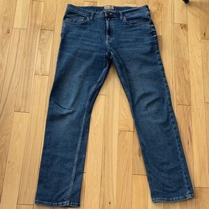 Wrangler Men's Dark Blue Straight Jeans